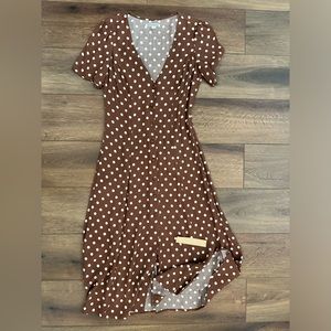 Reformation nwt polka dot dress